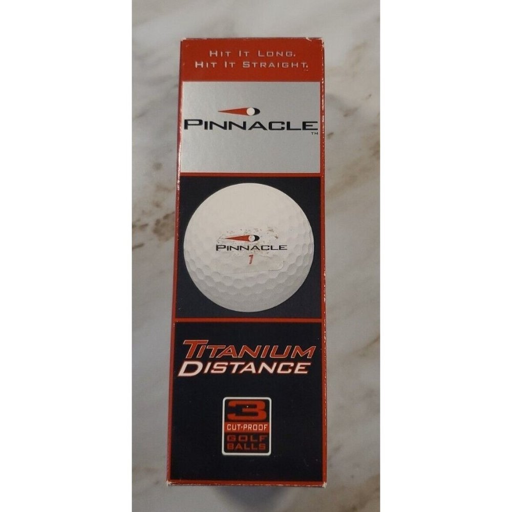 Pinnacle Titanium Distance Golf Balls 3 Pack